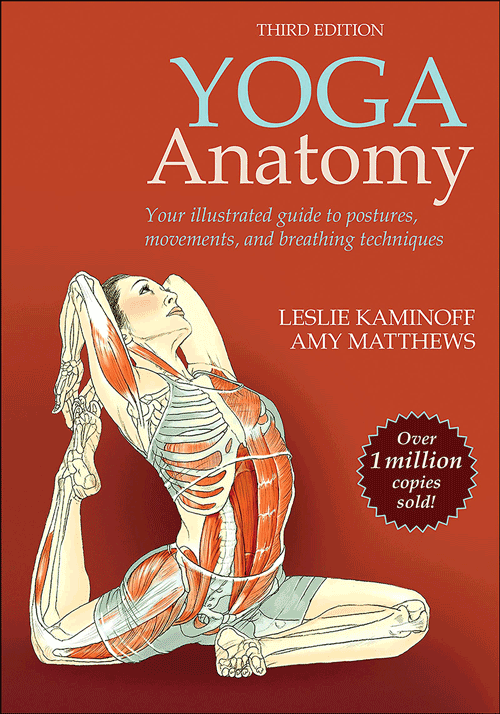 Book cover of Yoga Anatomy, 3rd edition